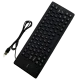 Keyboard Wired Waterproof Flexible Silicone Gel 85 Keys